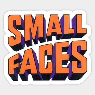 Small Faces / 60s Retro Fan Design Sticker